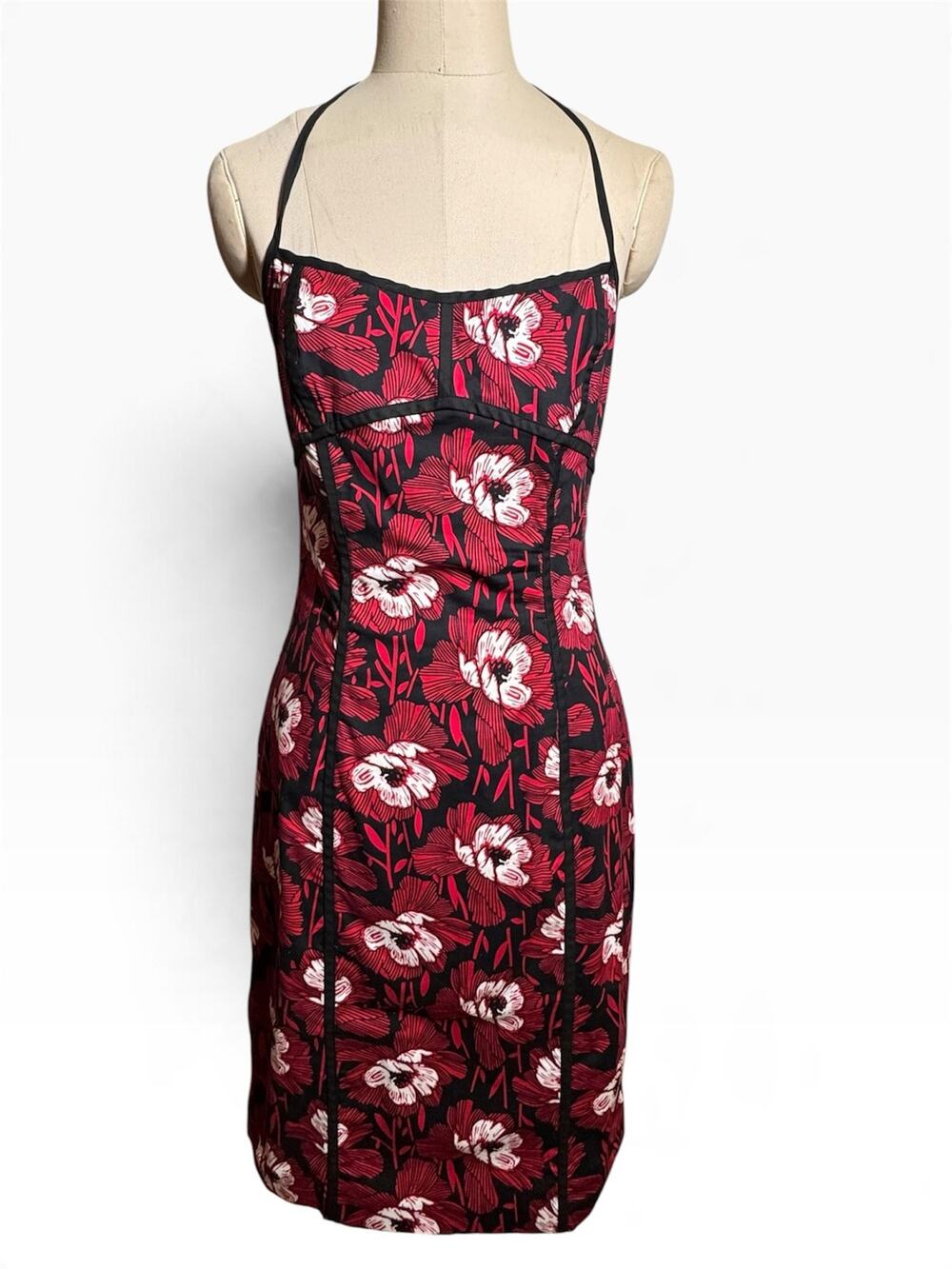Betsey Johnson floral Avant Garde Dress NWT Y2K era size 10